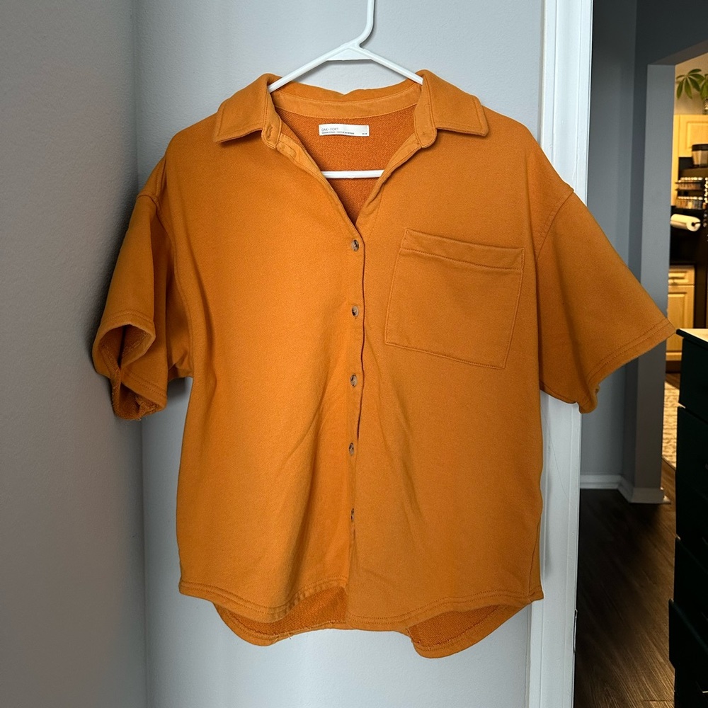 Oak + Fort Short Sleeve Button Up